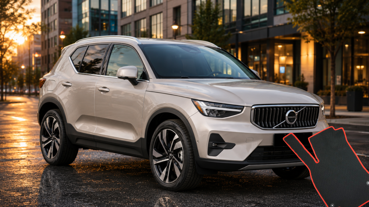 Koberečky do Volvo XC40 — srovnání materiálů