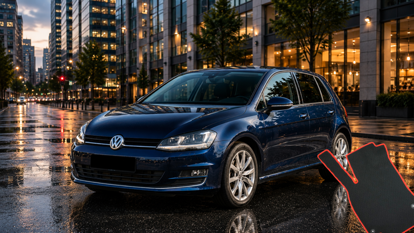 Koberečky do Volkswagen Golf MK7 Hatchback — EVA, guma nebo velur?