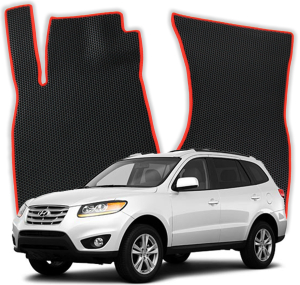 Autokoberce do Hyundai Santa Fe 5 místný faceliftovaná verze (po 2010) CM 2 gen SUV (2006-2012)