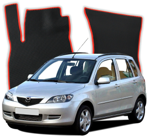 Autokoberce do Mazda 2 DY 1 gen Hatchback 5 dveří (2002-2007)