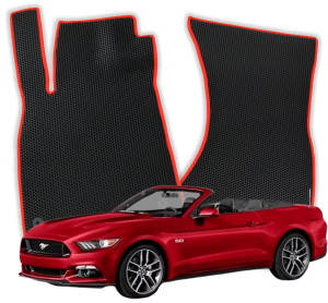 Autokoberce do Ford Mustang USA edition GT 6 gen Cabrio (2015-2023)