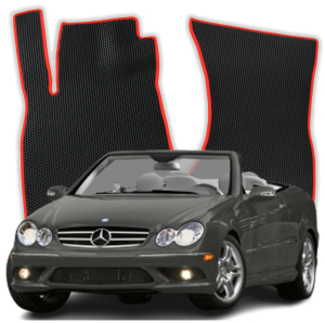 Autokoberce do Mercedes-Benz CLK C209 2 gen Kupé Verze pro UK (2002-2009)