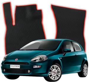 Autokoberce do Fiat Grande Punto 1 gen Hatchback 3 dveře Verze pro UK (2005-2012)