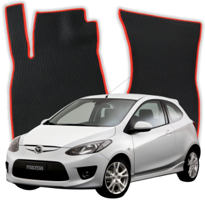 Autokoberce do Mazda 2 DE/DH 2 gen Hatchback 3 dveře (2007-2014)