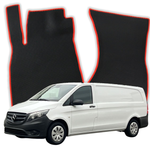 Autokoberce do Mercedes-Benz V klasa Mixto Extralang Base 2 místa W447 3 gen Minivan Extra Long (2014-2025)
