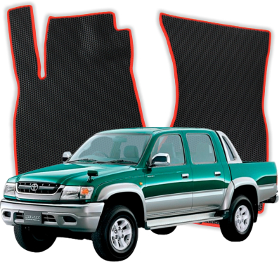 Autokoberce do Toyota Hilux 6 gen Pick-up 4 dveře (1997-2005)