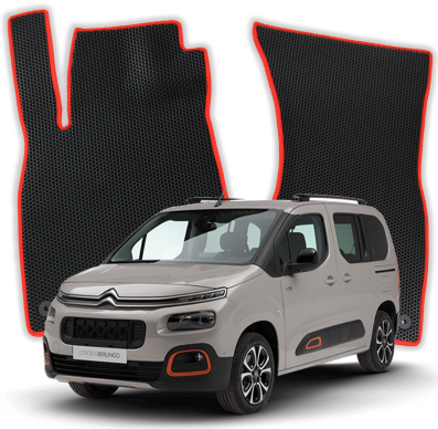 Autokoberce do Citroën Berlingo 7 místný K9 3 gen KombiVan Long (2018-2024)