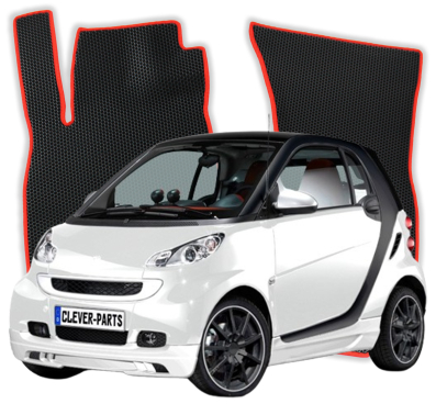 Autokoberce do Smart Fortwo 2 gen Hatchback 3 dveře (2007-2014)