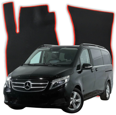 EVA autokoberce OMEVO pro Mercedes-Benz V-Class 3-místný W447 3 gen Minivan Extra Long (2014-2025)