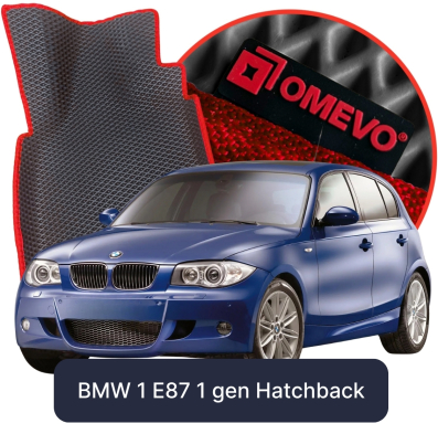 EVA autokoberce OMEVO pro BMW 1 E87 5 gen hatchback 5 dveří (2004-2011)