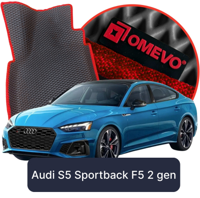 EVA autokoberce OMEVO pro Audi S5 Sportback F5 5 gen liftback (2016-2024)