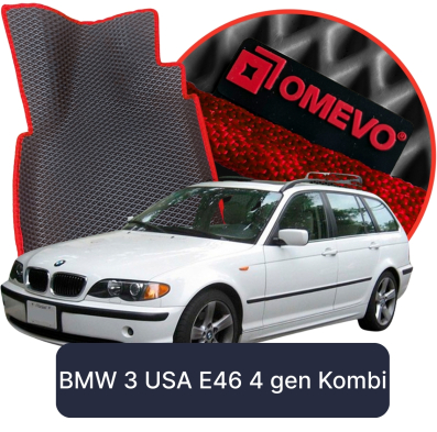 OMEVO 5D Pro Autokoberce do BMW 3 USA E46 4. gen Kombi (1998-2007)