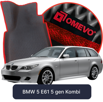 EVA automobilové koberce OMEVO pro BMW 5 E61 5. generace Kombi (2003-2010)