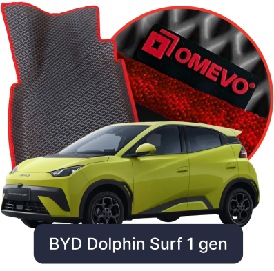 EVA automobilové koberce OMEVO pro BYD Dolphin Surf 1. generace Hatchback 5-dveřový (2021-2025)
