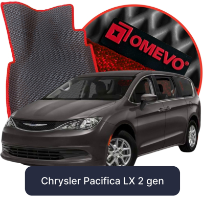EVA automobilové koberce OMEVO pro Chrysler Pacifica 8-místné Benzín 2. generace Minivan (2016-2025)