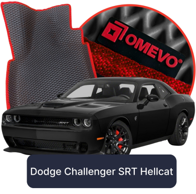 EVA automobilové koberce OMEVO pro Dodge Challenger SRT Hellcat 1. generace Coupe (2008-2023)