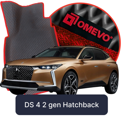 EVA automobilové koberce OMEVO pro DS 4 2. generace Hatchback 5 dveří (2021-2025)