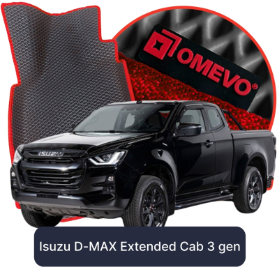 EVA autokoberce OMEVO pro Isuzu D-MAX Extended Cab 3. generace Pick-up (2019-2025)