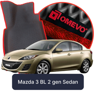 OMEVO 5D Pro Autokoberce do Mazda 3 BL 2. gen Sedan (2008-2013)