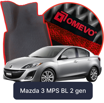 OMEVO 5D Pro Autokoberce do Mazda 3 MPS BL 2. gen Sedan (2008-2013)