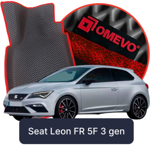 OMEVO 5D Pro Autokoberce do Seat Leon 5F 3. gen Hatchback 5 dveří (2012-2020)