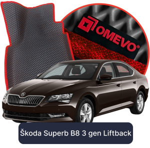 OMEVO 5D Pro Autokoberce do Škoda Superb B8 3. gen Liftback (2015-2024)