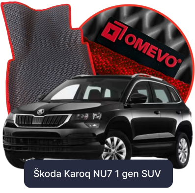 OMEVO 5D Pro Autokoberce do Škoda Karoq NU7 1. gen SUV (2017-2025)