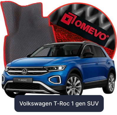 EVA Autokoberce OMEVO pro Volkswagen T-Roc 1 gen SUV (2017–2025)