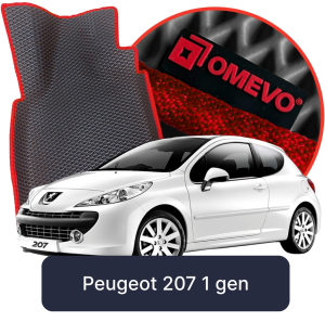 OMEVO 5D Pro Autokoberce do Peugeot 207 1. gen Hatchback 3 dveře (2006-2014)
