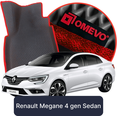 EVA autokoberce OMEVO pro Renault Megane 4. generace Sedan (2016-2024)