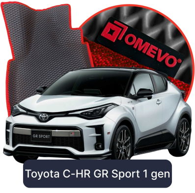 EVA autokoberce OMEVO pro Toyota C-HR GR Sport 1. gen SUV (2016-2023)