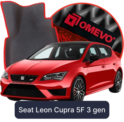 EVA autokoberce OMEVO pro Seat Leon Cupra 5F 3. generace Kombi (2012-2020)