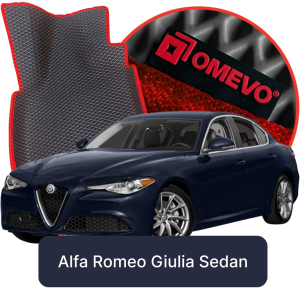 OMEVO 5D Pro Koberečky do Alfa Romeo Giulia 1. gen Sedan (2016-2025)