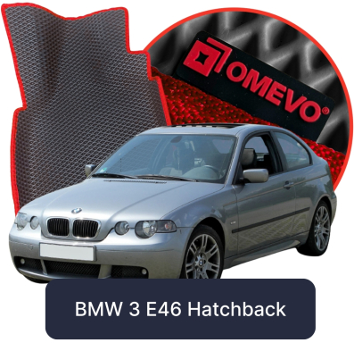 OMEVO 5D Pro Autokoberce do BMW 3 E46 4. gen Hatchback 3 dveře (1998-2007)