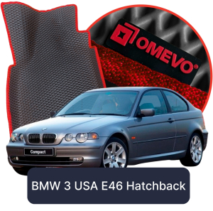 OMEVO 5D Pro Autokoberce do BMW 3 USA E46 4. gen Hatchback 3 dveře (1998-2007)