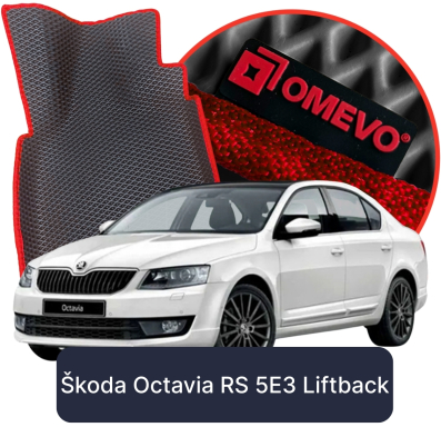 EVA Autokoberce OMEVO pro Skoda Octavia RS 5E3 3 gen Liftback (2013–2020)