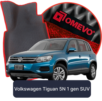 EVA autokoberce OMEVO pro Volkswagen Tiguan 5N 1. gen SUV (2007-2016)