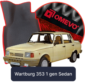 OMEVO 5D Pro Koberečky do Wartburg 353 1. gen Sedan (1966-1989)