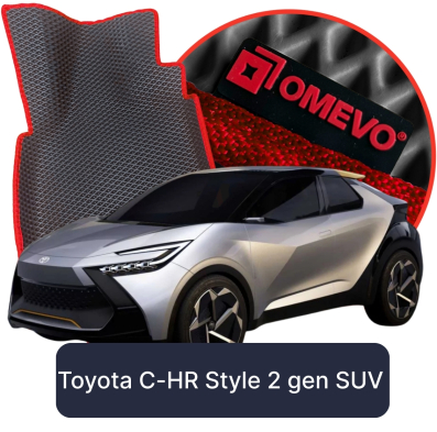 EVA Autokoberce OMEVO pro Toyota C-HR Style 2 gen SUV (2023–2025)