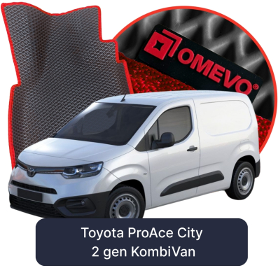 EVA Autokoberce OMEVO pro Toyota ProAce City 2-místný 2 gen KombiVan (2019–2025)