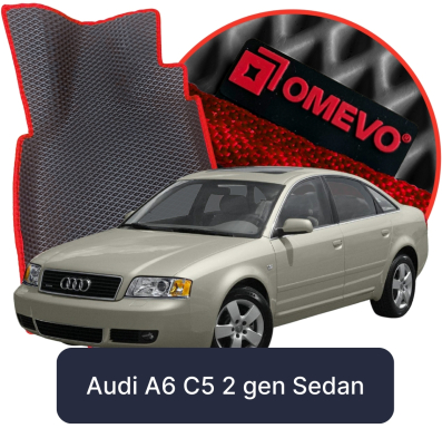 EVA Autokoberce OMEVO pro Audi A6 C5 2 gen Sedan (1997–2004)