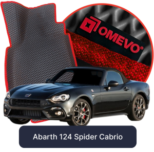 OMEVO 5D Pro Koberečky do Abarth 124 Spider Cabrio (2015-2020)