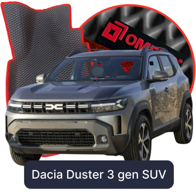 EVA autosedačky OMEVO pro Dacia Duster 3. generace SUV (2024-2025)
