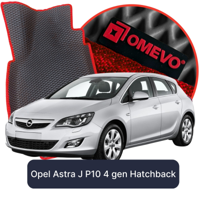 EVA autokoberce OMEVO pro Opel Astra J P10 4 gen Hatchback 5 dveře 2009-2015
