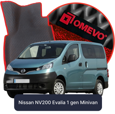 EVA autokoberce OMEVO pro Nissan NV200 Evalia 7-místný 1. generace Minivan (2009-2019)