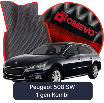 EVA autokoberce OMEVO pro Peugeot 508 SW 1. gen Kombi (2010-2018)