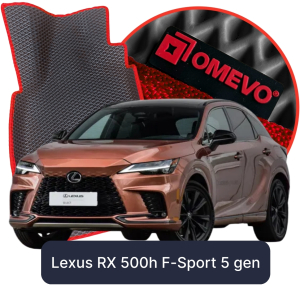 OMEVO 5D Pro Koberečky do Lexus RX 500h F-Sport 5 gen SUV (2022-2025)
