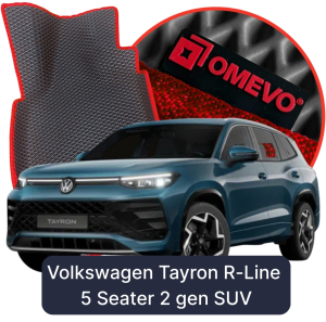OMEVO 5D Pro Autokoberce do Volkswagen Tayron R-Line, 5-místný 2. gen SUV (2024-2025)