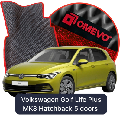 EVA Autokoberce OMEVO pro Volkswagen Golf Life Plus MK8 8 gen Hatchback 5-dverovy (2019–2025)