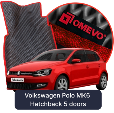 OMEVO 5D Pro Autokoberce do Volkswagen Polo MK6 6. gen Hatchback 5 dveří (2017-2025)